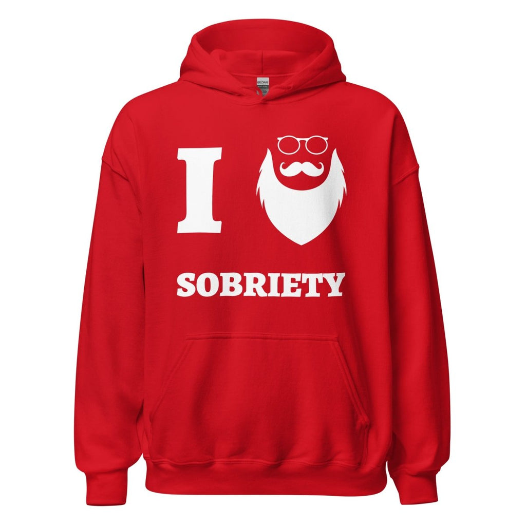 Santa Loves Sobriety - Unisex Hoodie