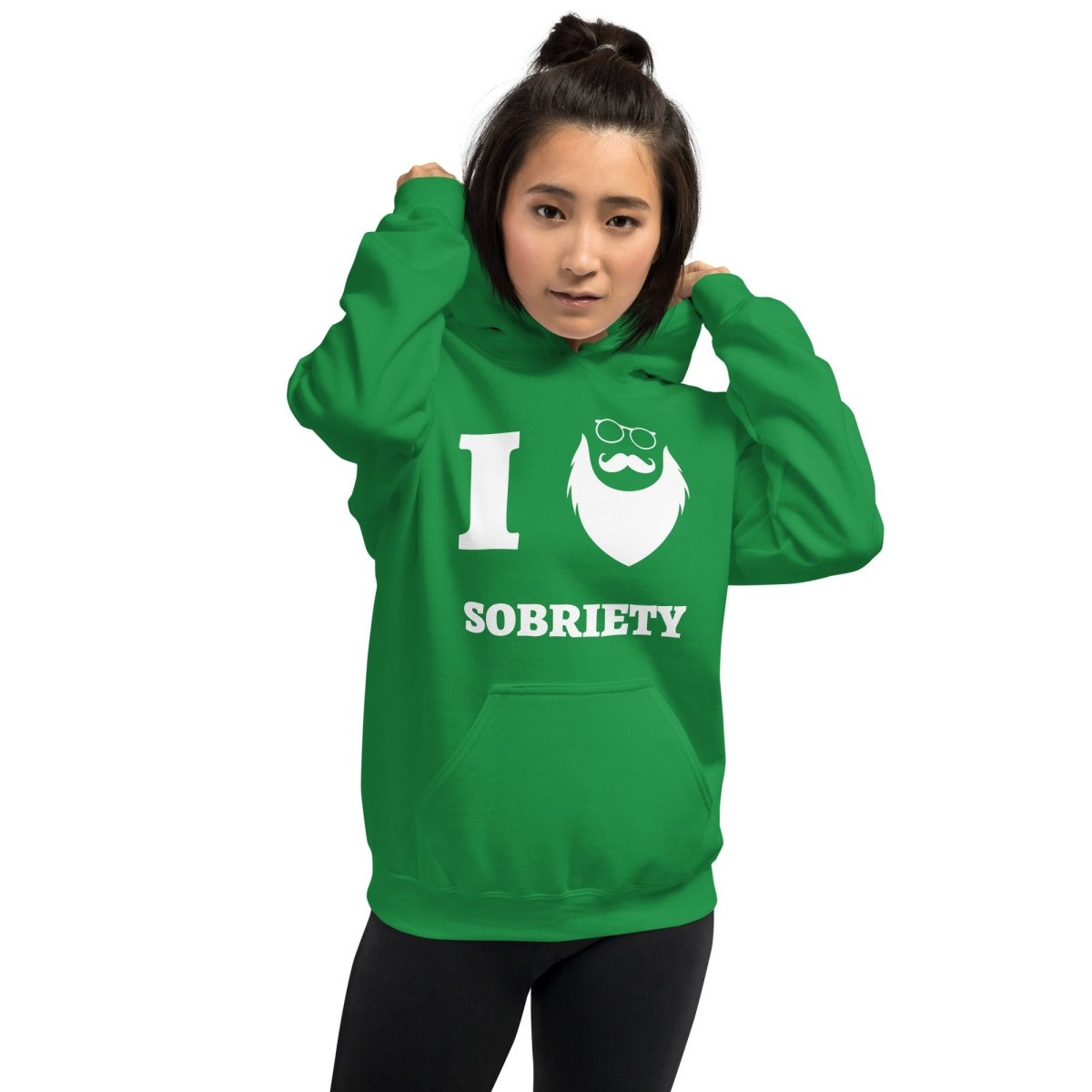 Santa Loves Sobriety - Unisex Hoodie