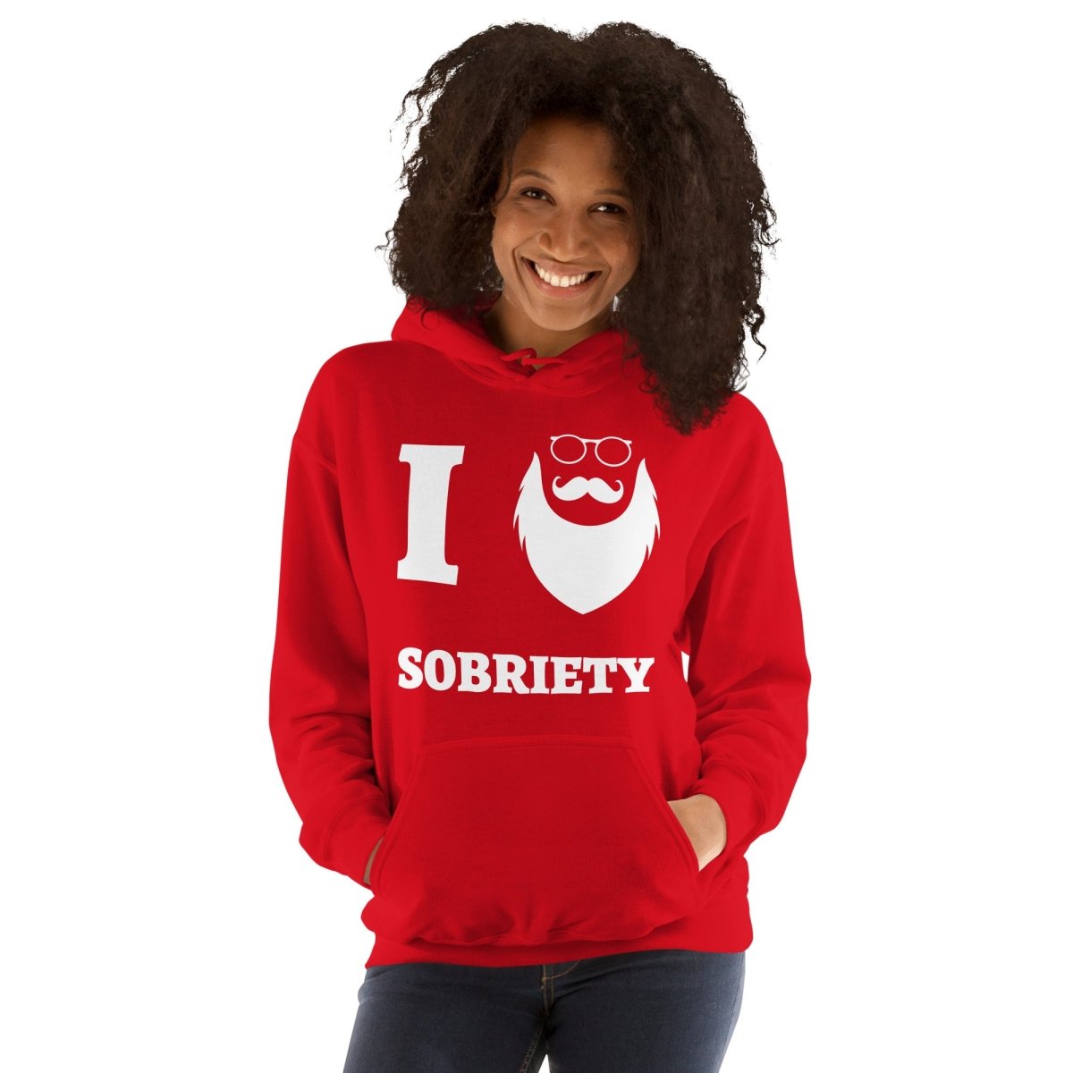 Santa Loves Sobriety - Unisex Hoodie
