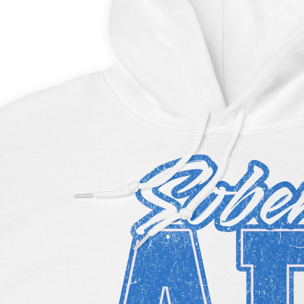 SOBER AF Collegiate Unisex Hoodie - Bold Recovery Statement Sweatshirt