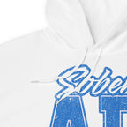 SOBER AF Collegiate Unisex Hoodie - Bold Recovery Statement Sweatshirt