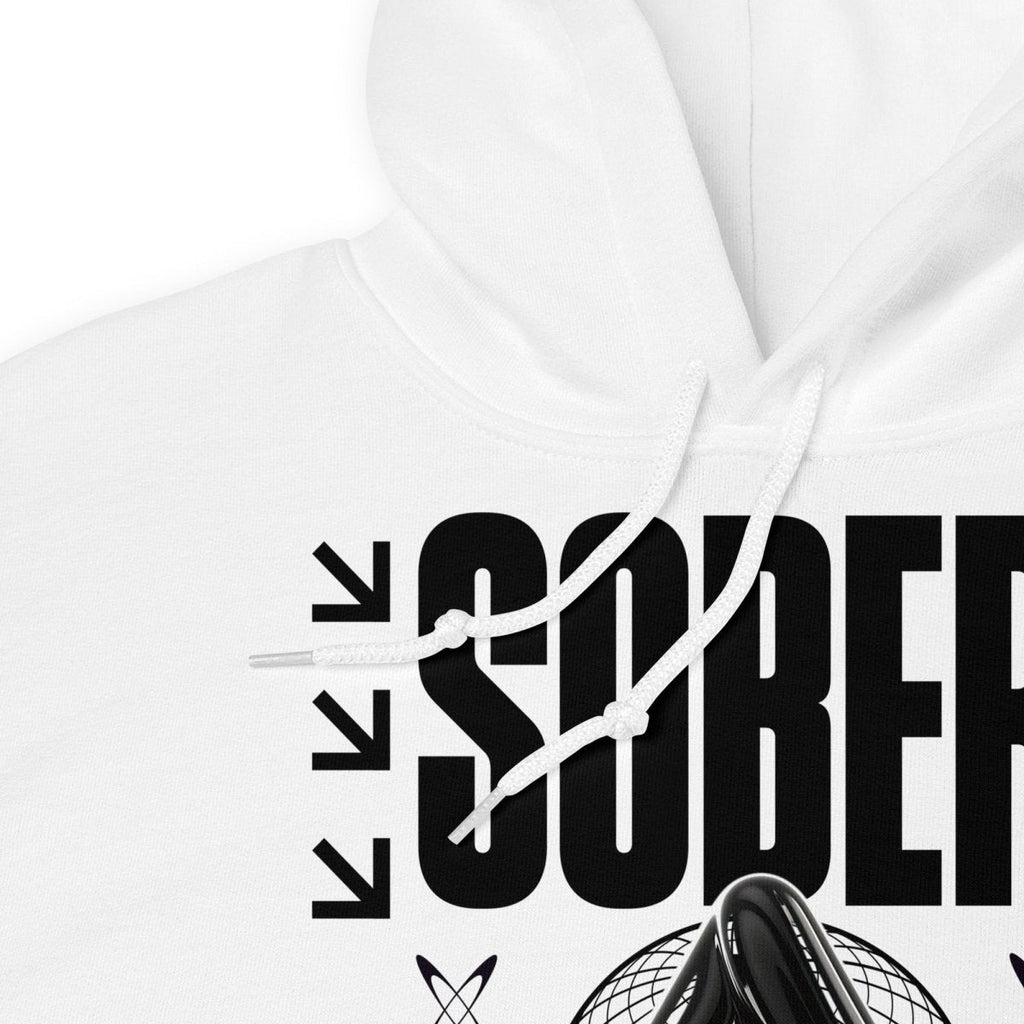 Sober Black Label Graphic Hoodie – Statement Recovery Wear