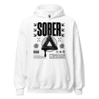 Sober Black Label Graphic Hoodie – Statement Recovery Wear