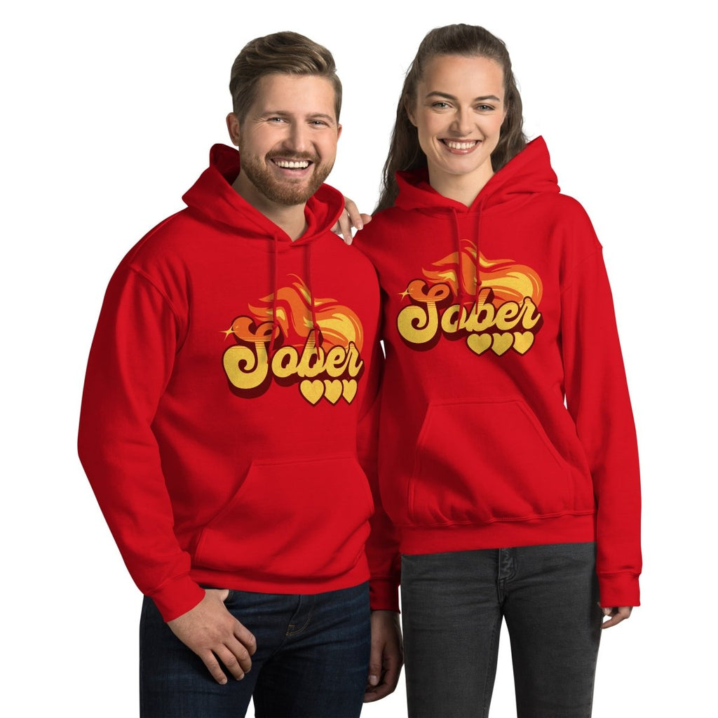 Sober Hotties Unisex Hoodie – Warmth with a Spark