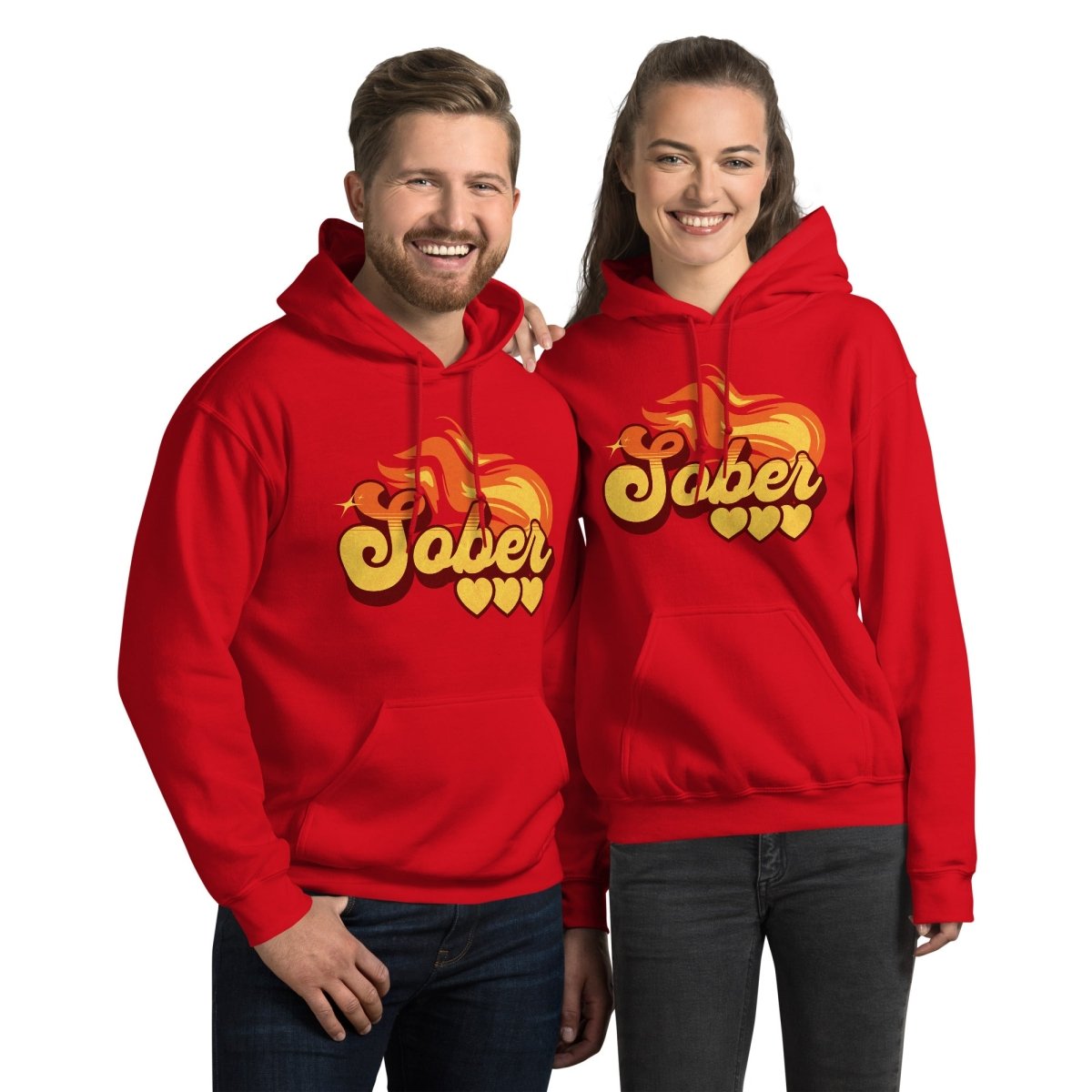 Sober Hotties Unisex Hoodie – Warmth with a Spark
