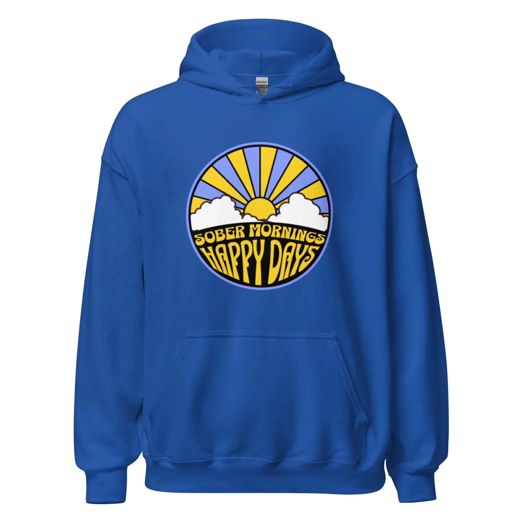 Sober Mornings, Happy Days - Graphic Hoodie | Recovery Apparel