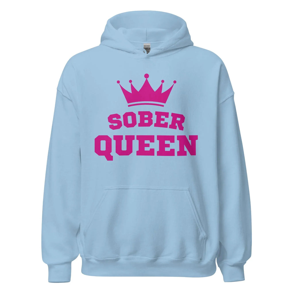 Sober Queen - Graphic Print Hoodie | Recovery Empowerment Apparel
