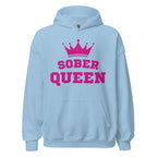 Sober Queen - Graphic Print Hoodie | Recovery Empowerment Apparel