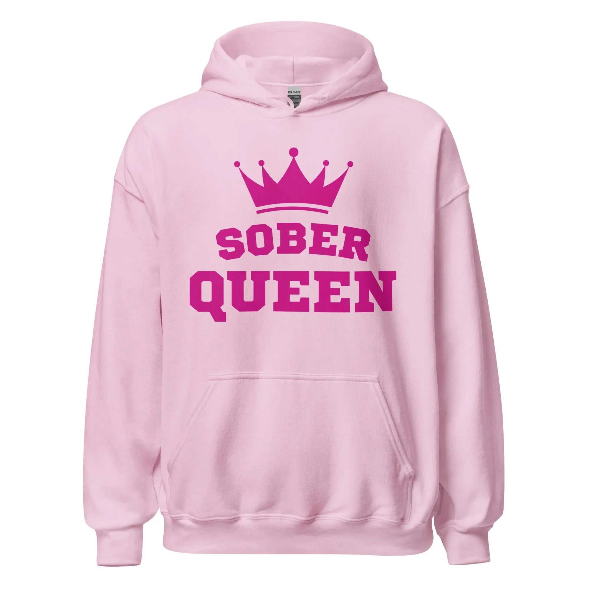 Sober Queen - Graphic Print Hoodie | Recovery Empowerment Apparel