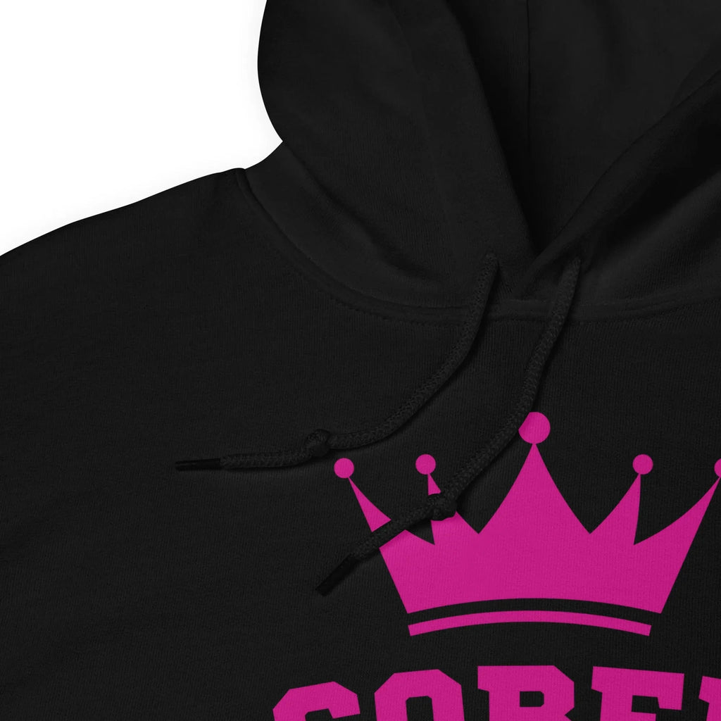 Sober Queen - Graphic Print Hoodie | Recovery Empowerment Apparel