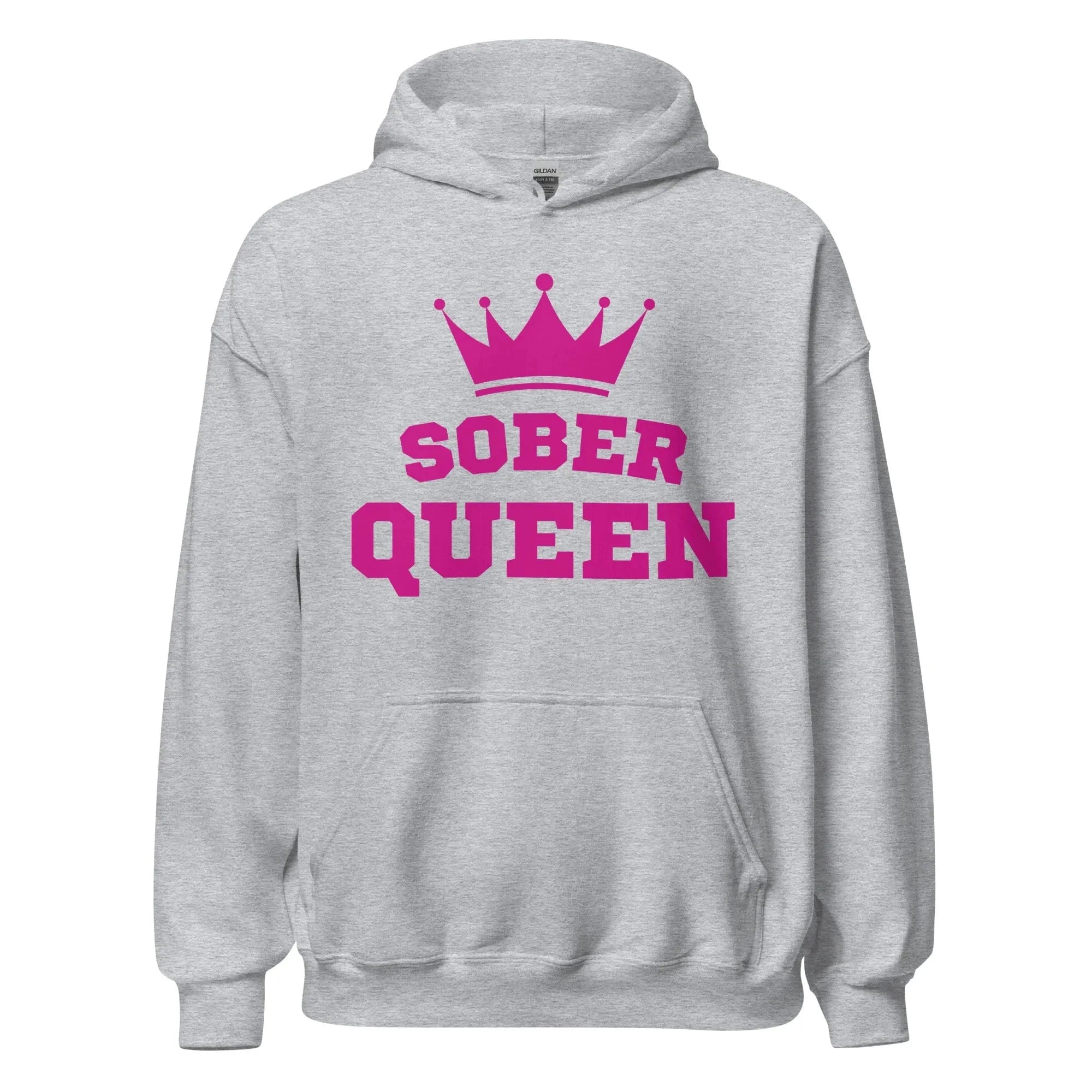 Sober Queen - Graphic Print Hoodie | Recovery Empowerment Apparel
