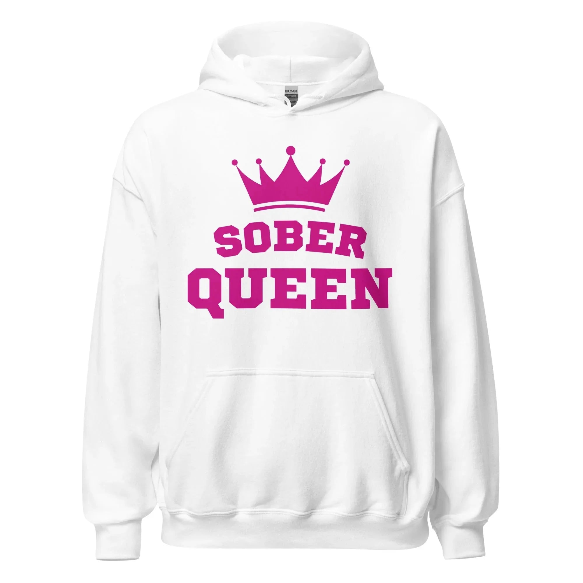 Sober Queen - Graphic Print Hoodie | Recovery Empowerment Apparel