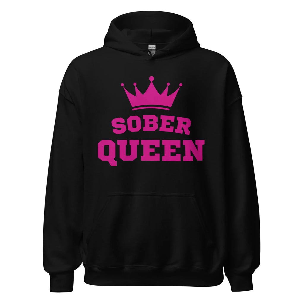 Sober Queen - Graphic Print Hoodie | Recovery Empowerment Apparel