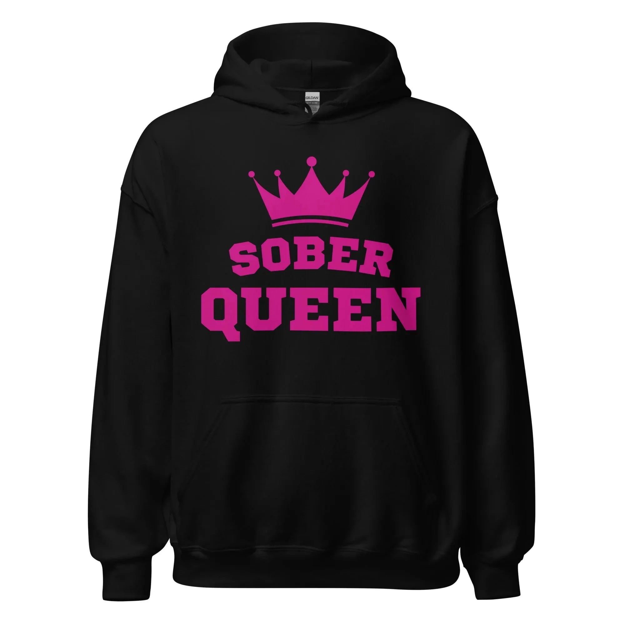 Sober Queen - Graphic Print Hoodie | Recovery Empowerment Apparel