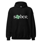 Sober Shamrock St. Patrick's Day Hoodie - Lucky Recovery Sweatshirt