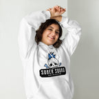 Sober Squad Unisex Hoodie - Blue Skull Recovery Hoodie