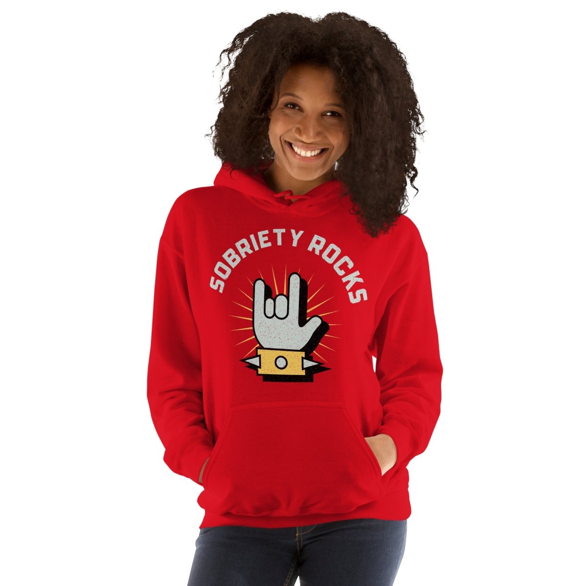 "Sobriety Rocks" Unisex Hoodie