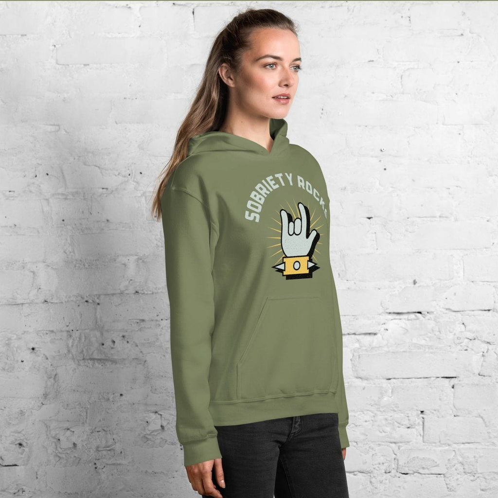 "Sobriety Rocks" Unisex Hoodie