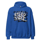 Stay Sober Unisex Hoodie - Graffiti Recovery Statement Sweatshirt