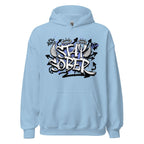 Stay Sober Unisex Hoodie - Graffiti Recovery Statement Sweatshirt