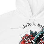 Tattoos Not Booze Rose Dagger Unisex Hoodie