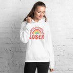 Unapologetically Sober Rainbow Pride Unisex Hoodie