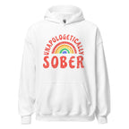 Unapologetically Sober Rainbow Pride Unisex Hoodie