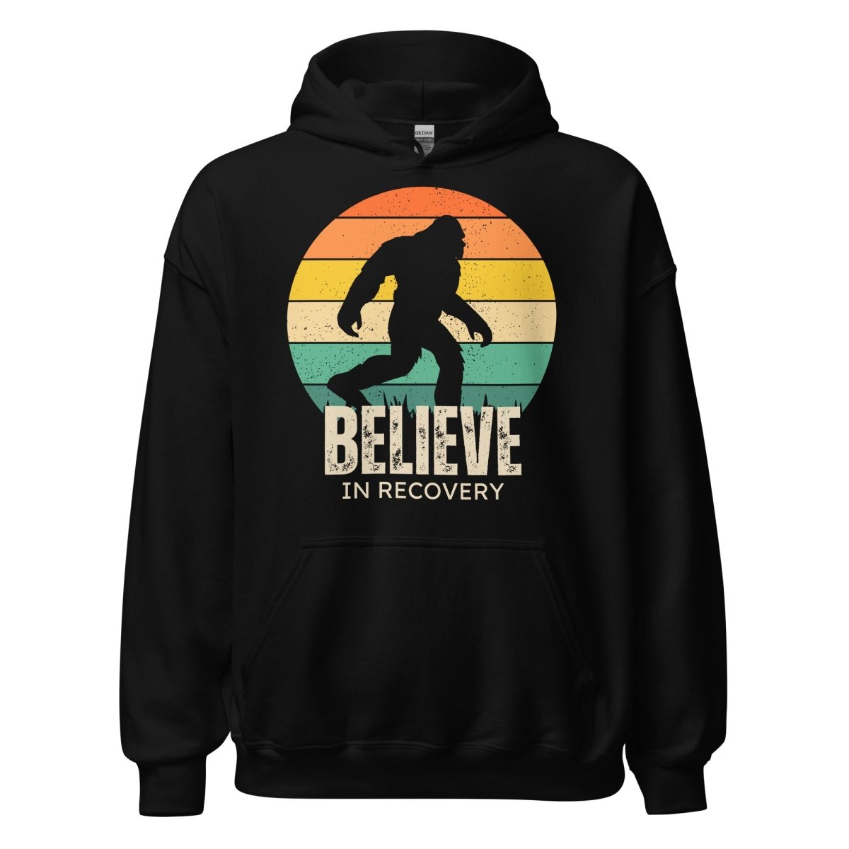 Unisex Hoodie – Believe in Recovery with Bigfoot