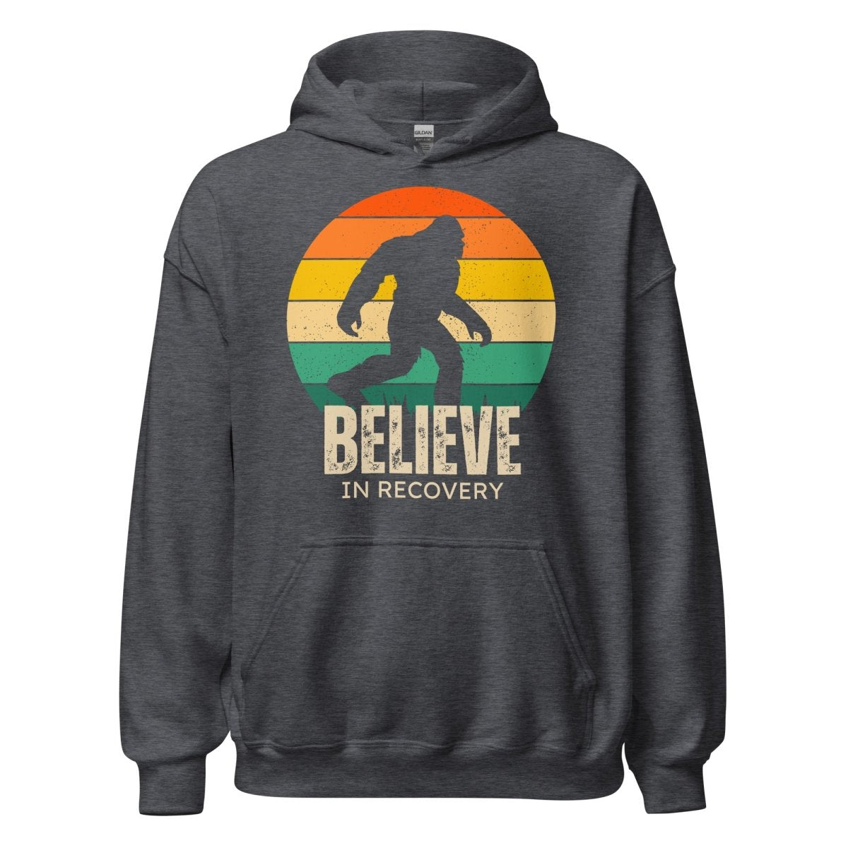 Unisex Hoodie – Believe in Recovery with Bigfoot