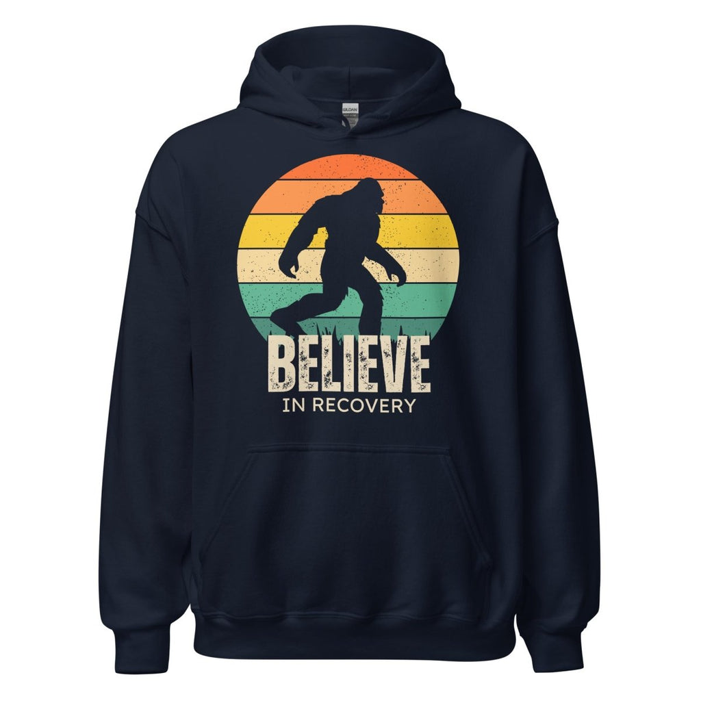 Unisex Hoodie – Believe in Recovery with Bigfoot