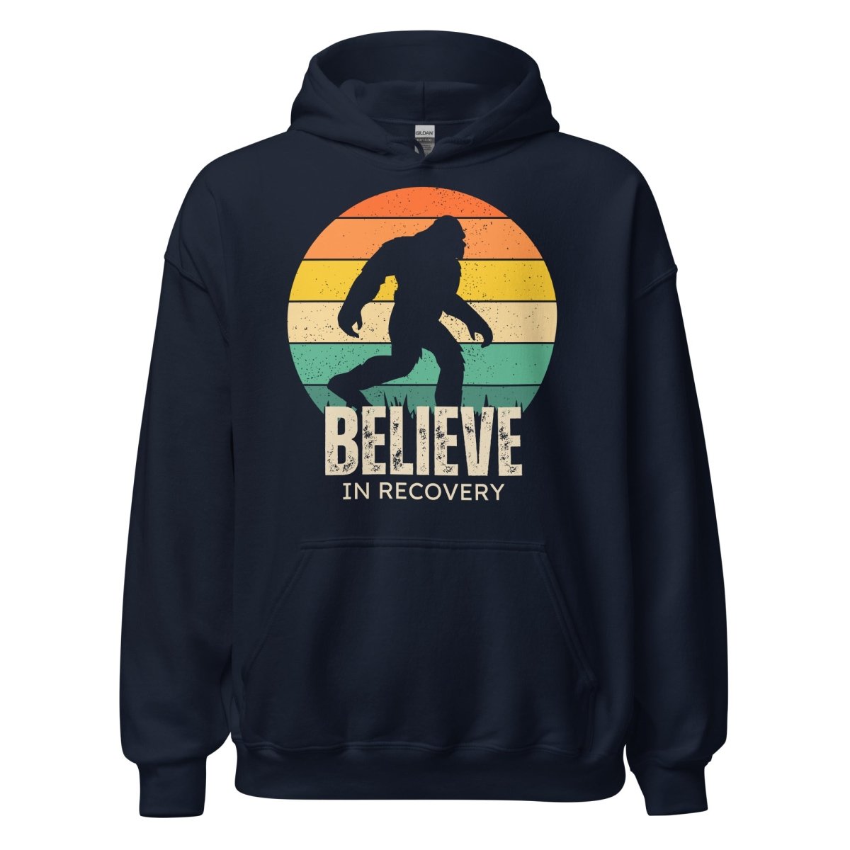 Unisex Hoodie – Believe in Recovery with Bigfoot